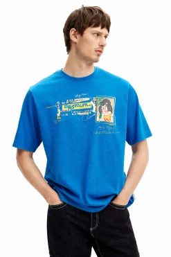 T-shirts<Desigual Camiseta de manga curta com ilustração