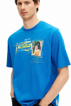 T-shirts<Desigual Camiseta de manga curta com ilustração