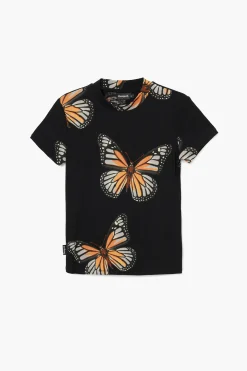 Roupa De Malha|Camisas E Blusas<Desigual Camiseta de manga curta com borboletas