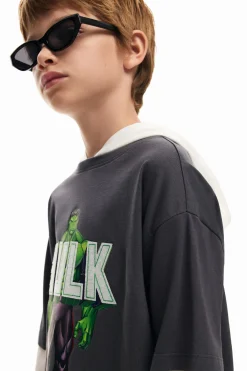 T-shirts E Camisas<Desigual Camiseta de manga dupla do Hulk