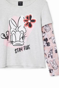 T-shirts E Camisas<Desigual Camiseta de manga dupla Daisy