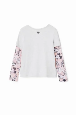 T-shirts E Camisas<Desigual Camiseta de manga dupla Daisy