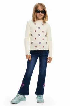 T-shirts E Camisas<Desigual Camiseta de manga longa com flores