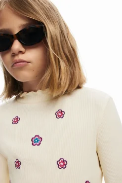 T-shirts E Camisas<Desigual Camiseta de manga longa com flores