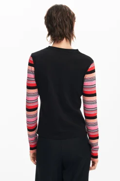Camisas E Blusas|T-shirts<Desigual Camiseta de manga longa do Mickey