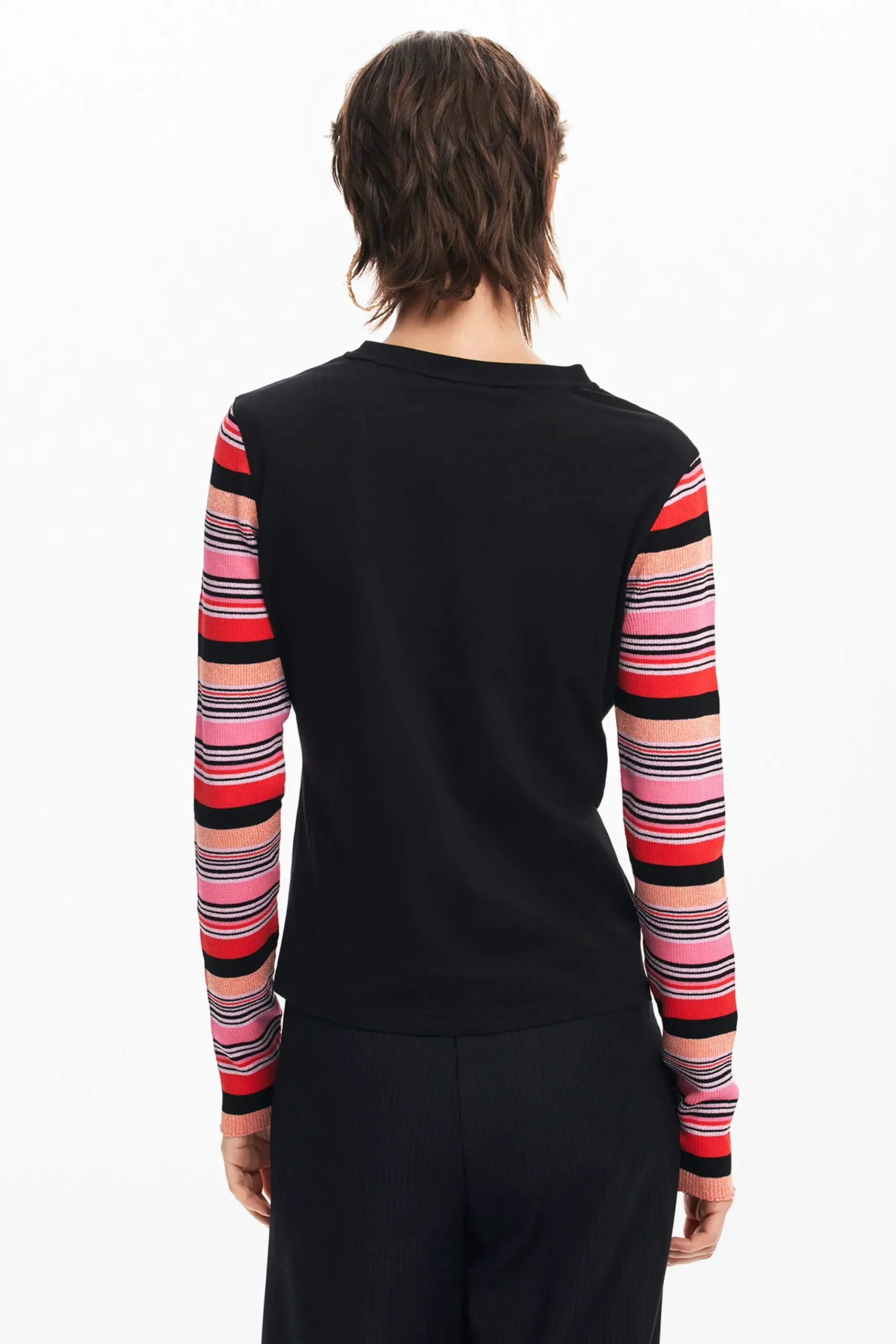 Camisas E Blusas|T-shirts<Desigual Camiseta de manga longa do Mickey