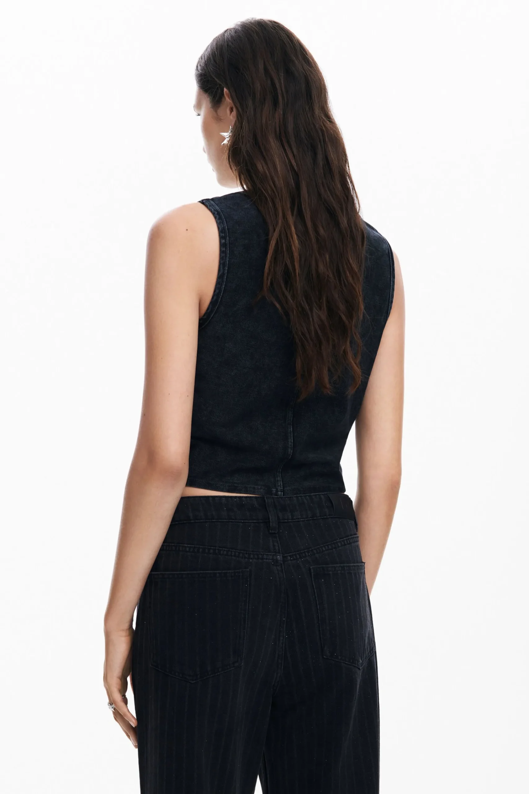 Roupa De Malha|Camisas E Blusas<Desigual Camiseta de ponto efeito lavado