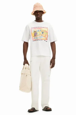 T-shirts<Desigual Camiseta de ponto fauv