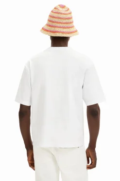 T-shirts<Desigual Camiseta de ponto fauv