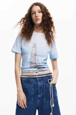 Camisas E Blusas|T-shirts<Desigual Camiseta de vela American Magic