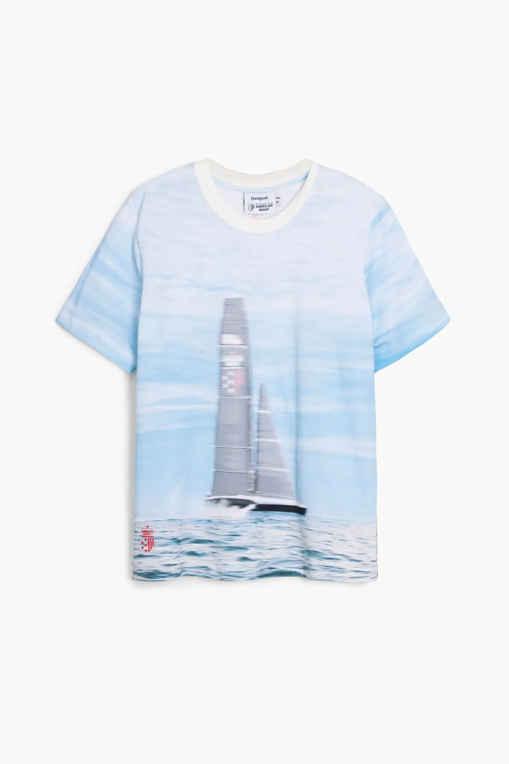 Camisas E Blusas|T-shirts<Desigual Camiseta de vela American Magic