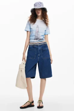 Camisas E Blusas|T-shirts<Desigual Camiseta de vela American Magic
