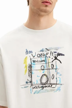 T-shirts<Desigual Camiseta design arty
