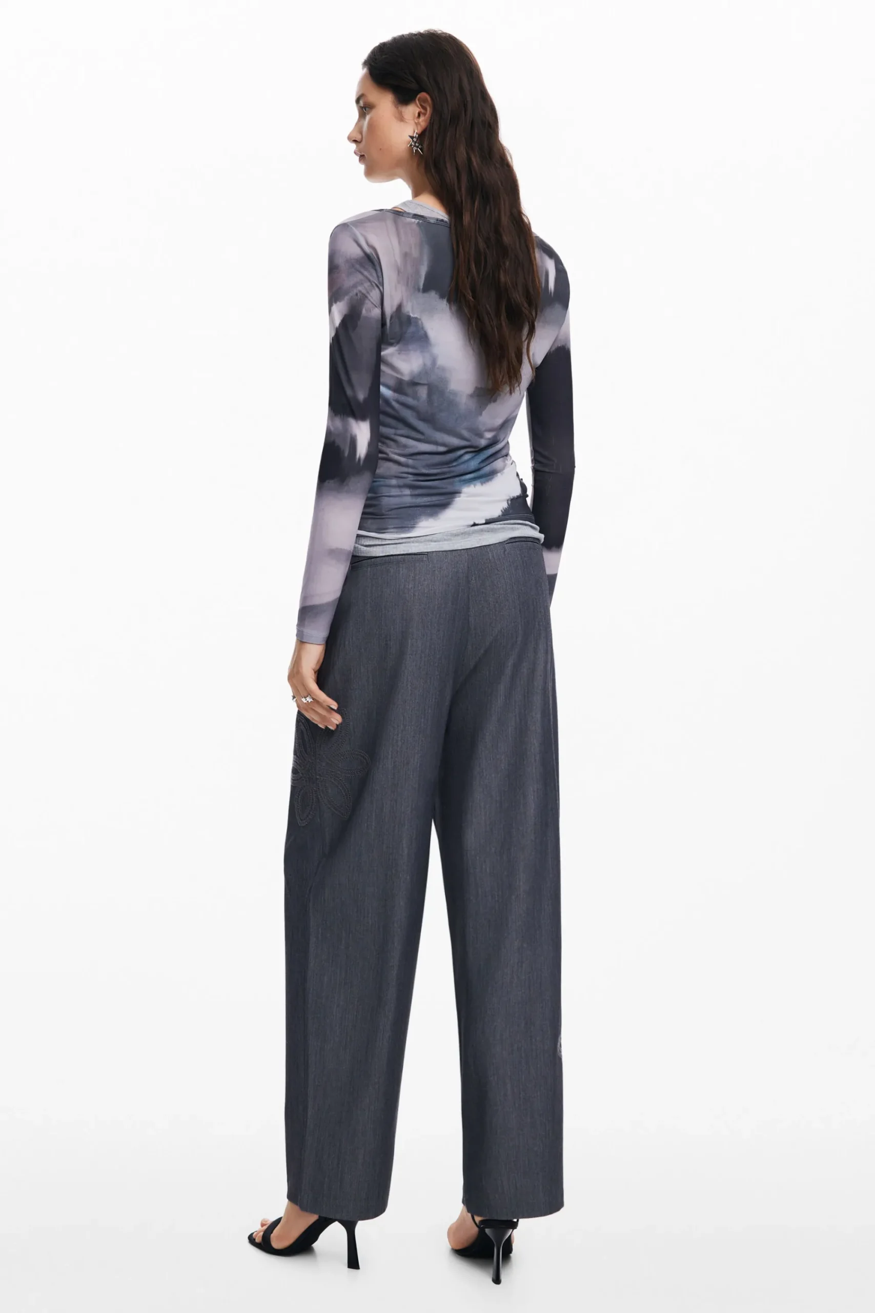 Camisas E Blusas|T-shirts<Desigual Camiseta estampada coche