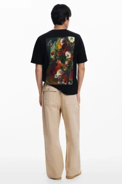 T-shirts<Desigual Camiseta estampada com flores