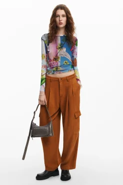 Camisas E Blusas|T-shirts<Desigual Camiseta estampada M. Christian Lacroix