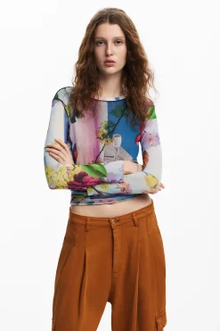 Camisas E Blusas|T-shirts<Desigual Camiseta estampada M. Christian Lacroix