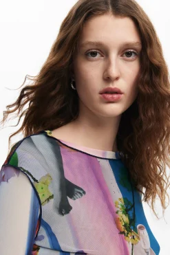 Camisas E Blusas|T-shirts<Desigual Camiseta estampada M. Christian Lacroix