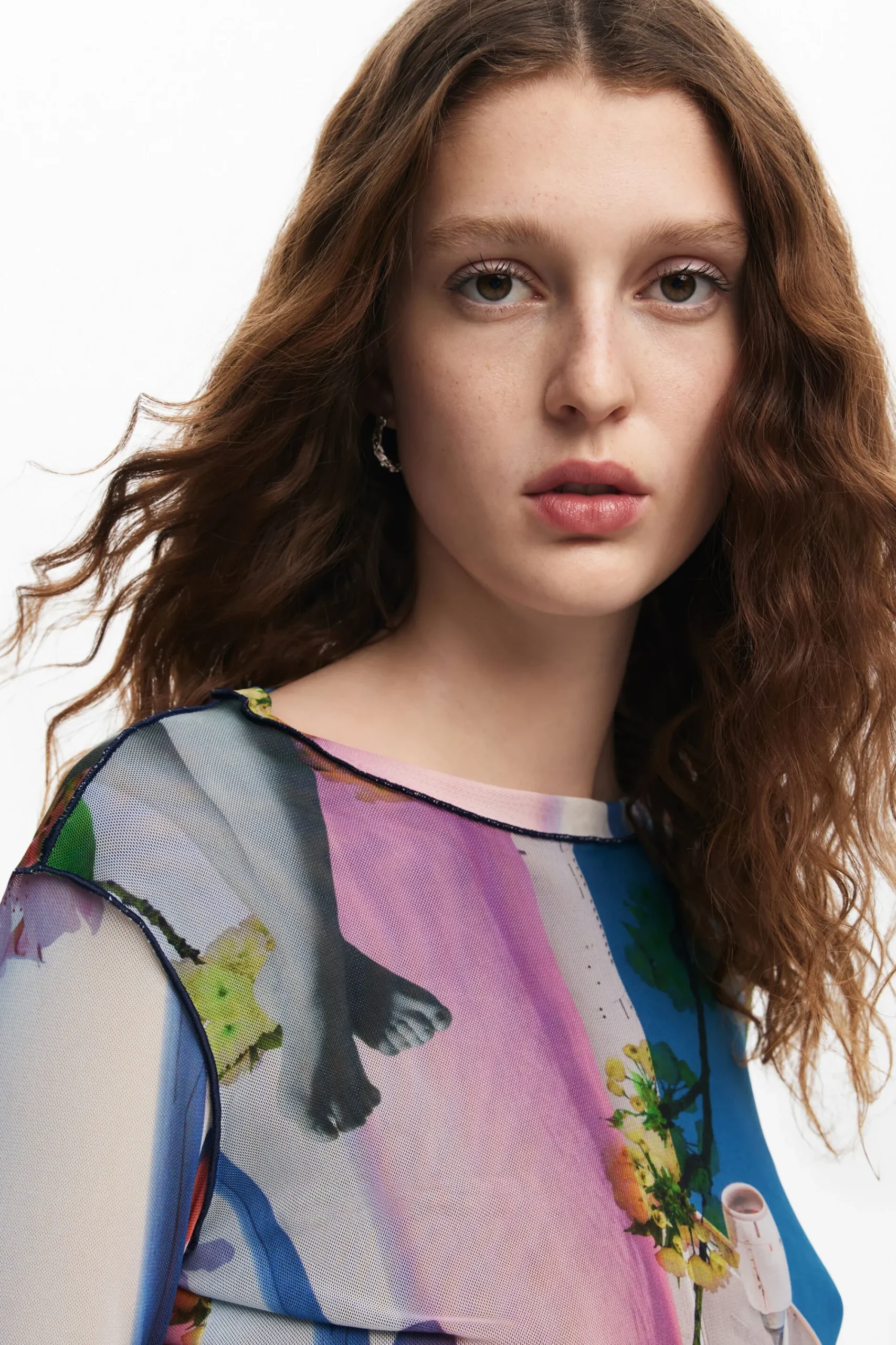 Camisas E Blusas|T-shirts<Desigual Camiseta estampada M. Christian Lacroix