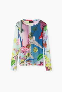 Camisas E Blusas|T-shirts<Desigual Camiseta estampada M. Christian Lacroix