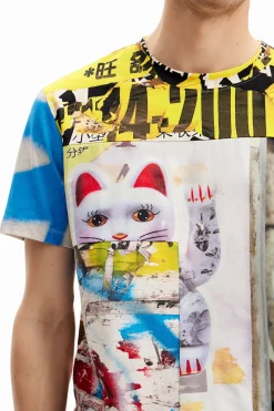 T-shirts<Desigual Camiseta estilo Japão