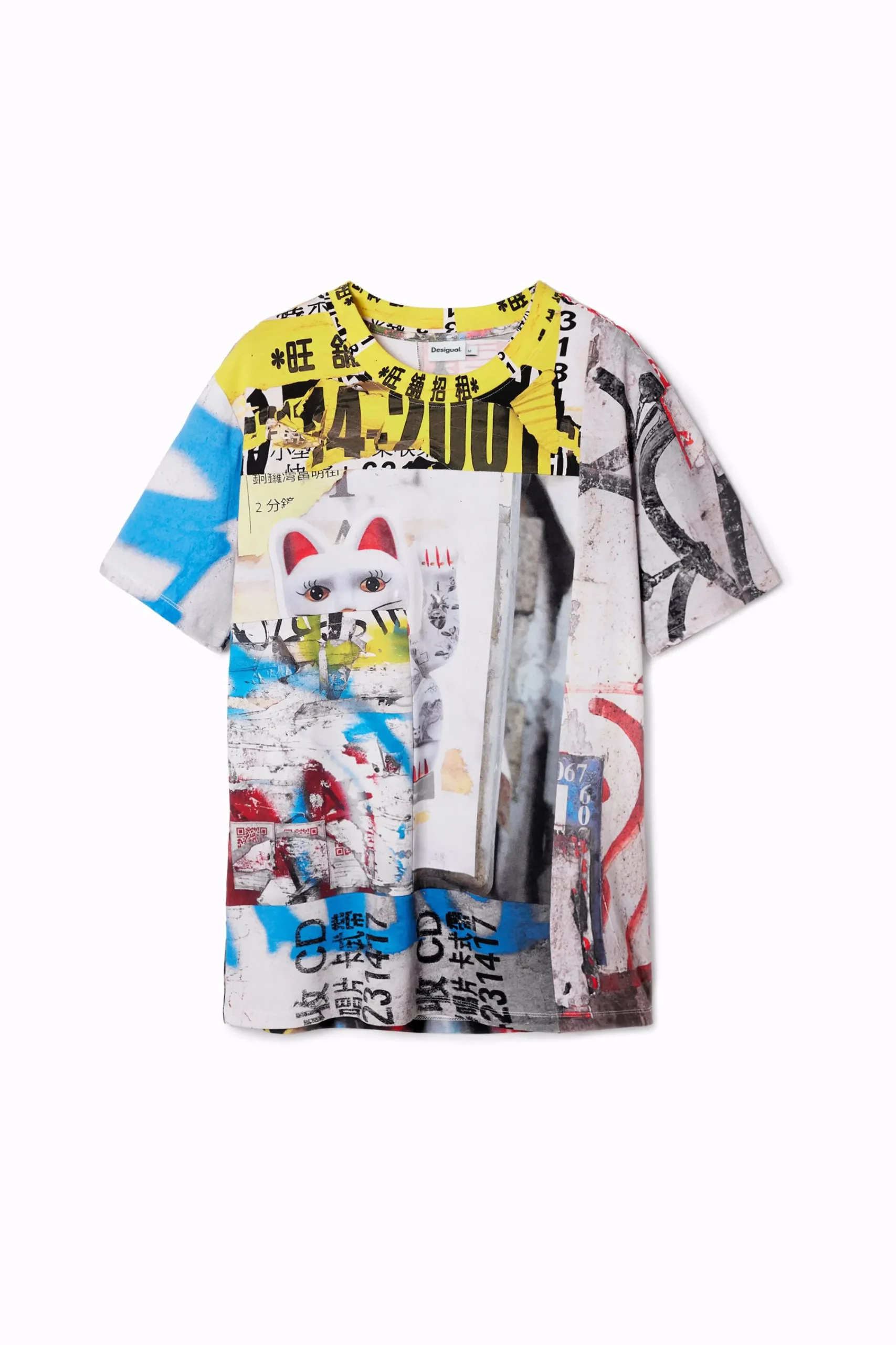 T-shirts<Desigual Camiseta estilo Japão