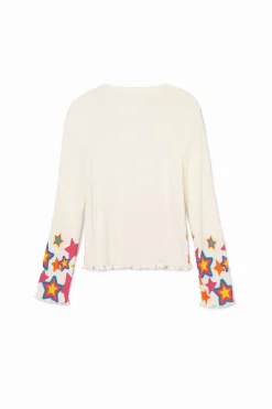 T-shirts E Camisas<Desigual Camiseta estrelas coloridas