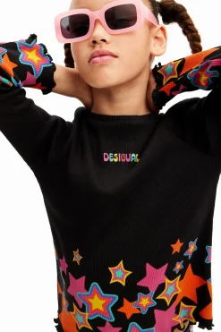 T-shirts E Camisas<Desigual Camiseta estrelas