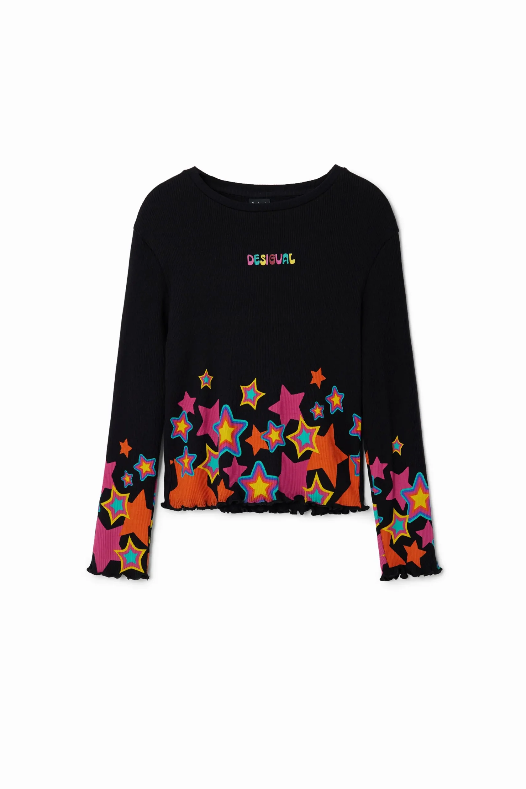 T-shirts E Camisas<Desigual Camiseta estrelas