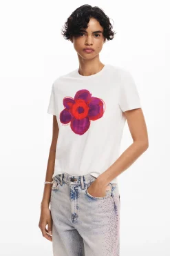 Camisas E Blusas|T-shirts<Desigual Camiseta floral
