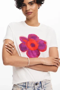 Camisas E Blusas|T-shirts<Desigual Camiseta floral