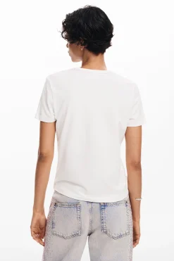 Camisas E Blusas|T-shirts<Desigual Camiseta floral