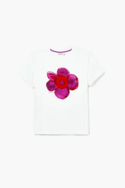 Camisas E Blusas|T-shirts<Desigual Camiseta floral