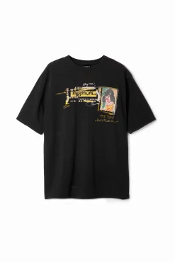 T-shirts<Desigual Camiseta ilustração estilo japonê s