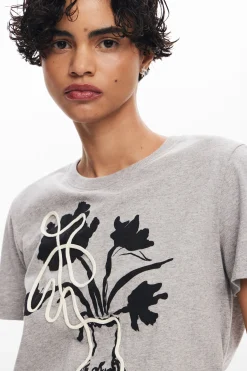 Camisas E Blusas|T-shirts<Desigual Camiseta lisa vaso