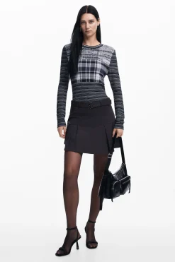 Roupa De Malha|Camisas E Blusas<Desigual Camiseta mesclada