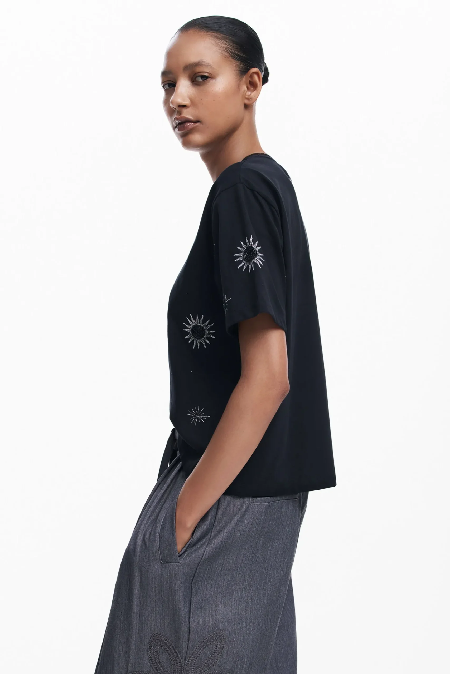 Camisas E Blusas|T-shirts<Desigual Camiseta tarot
