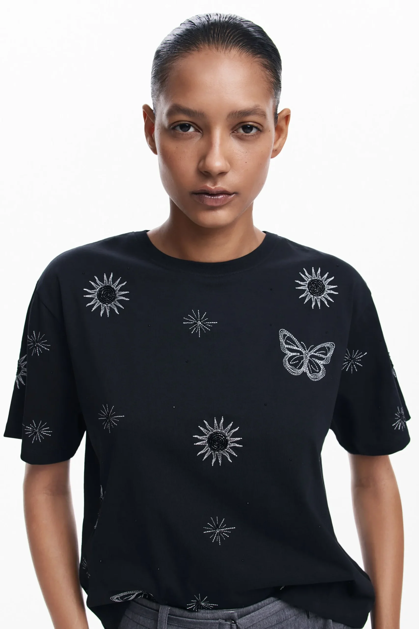 Camisas E Blusas|T-shirts<Desigual Camiseta tarot