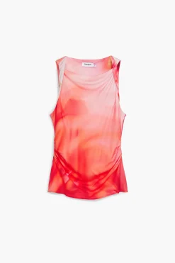 Camisas E Blusas<Desigual Camiseta tie-dye de alças