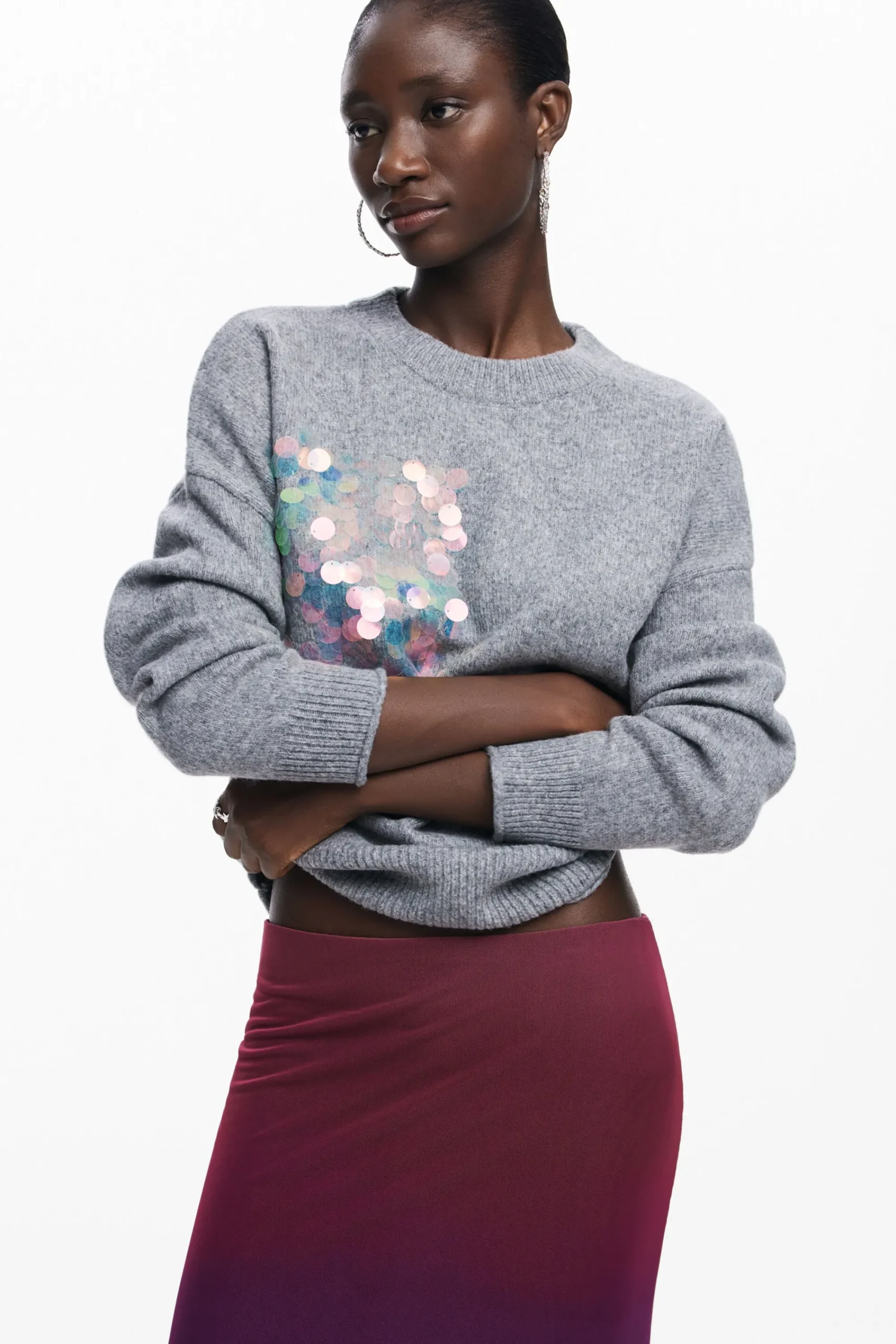 Malha<Desigual Camisola