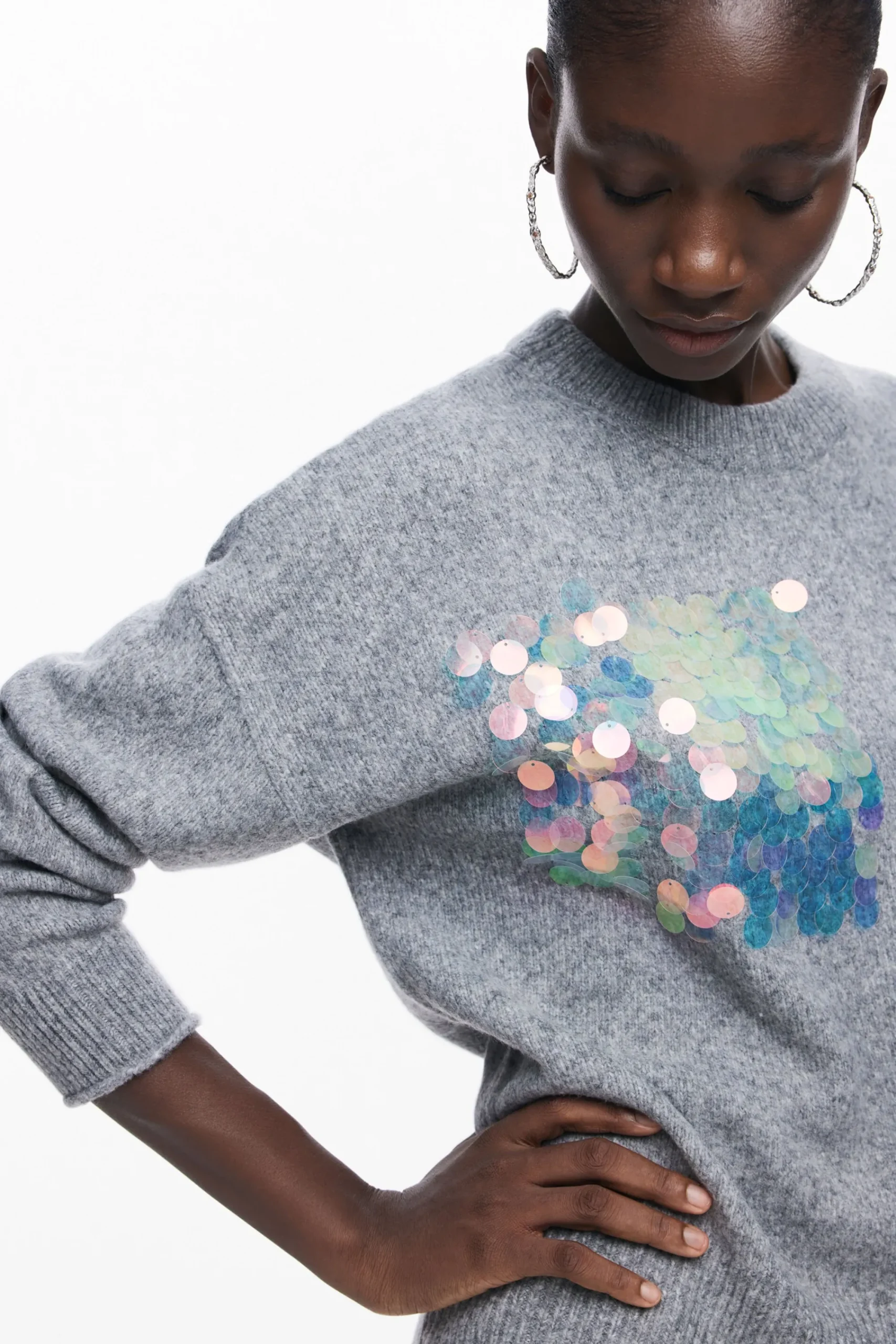 Malha<Desigual Camisola
