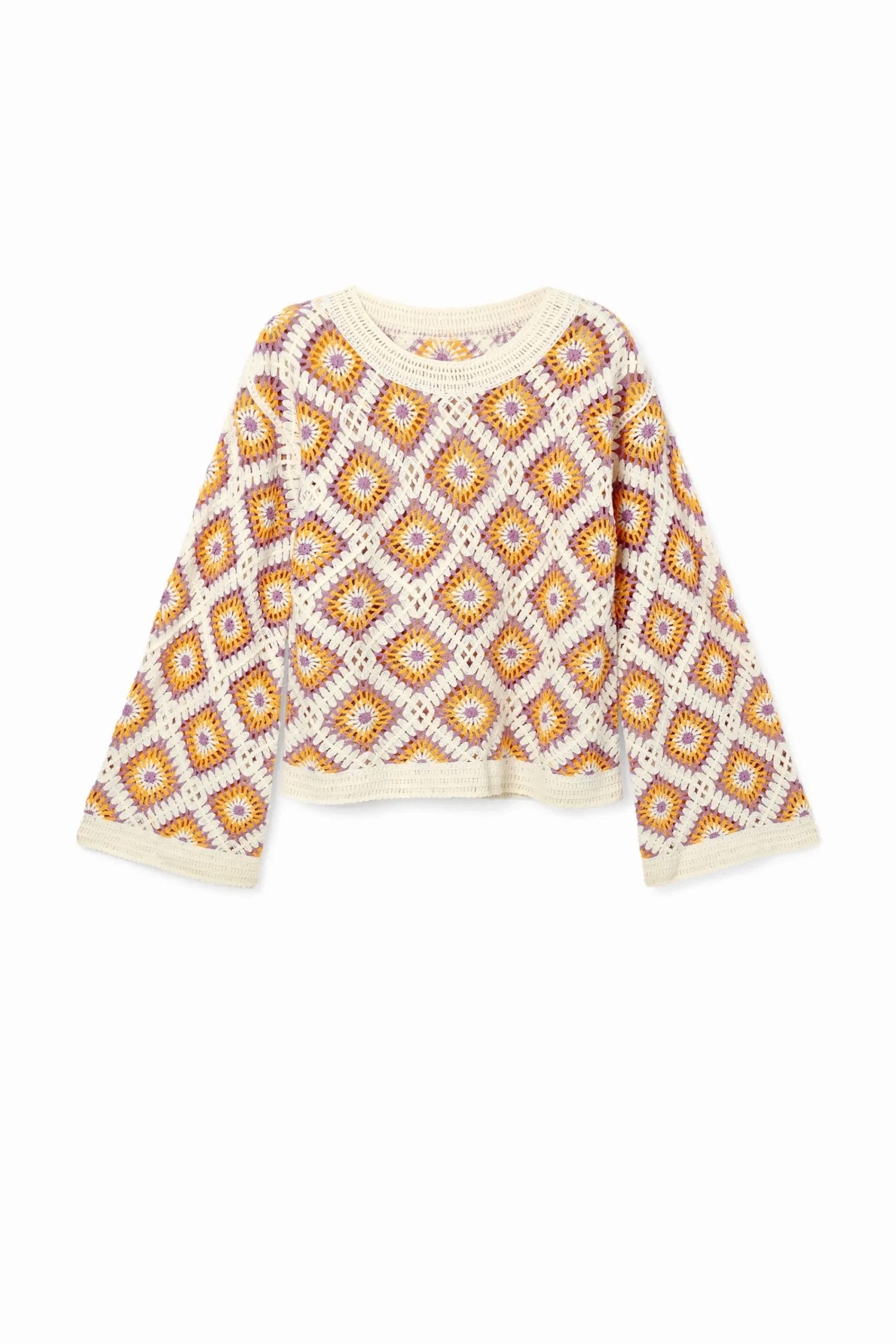 Roupa De Malha|Malha<Desigual Camisola croché multicolor
