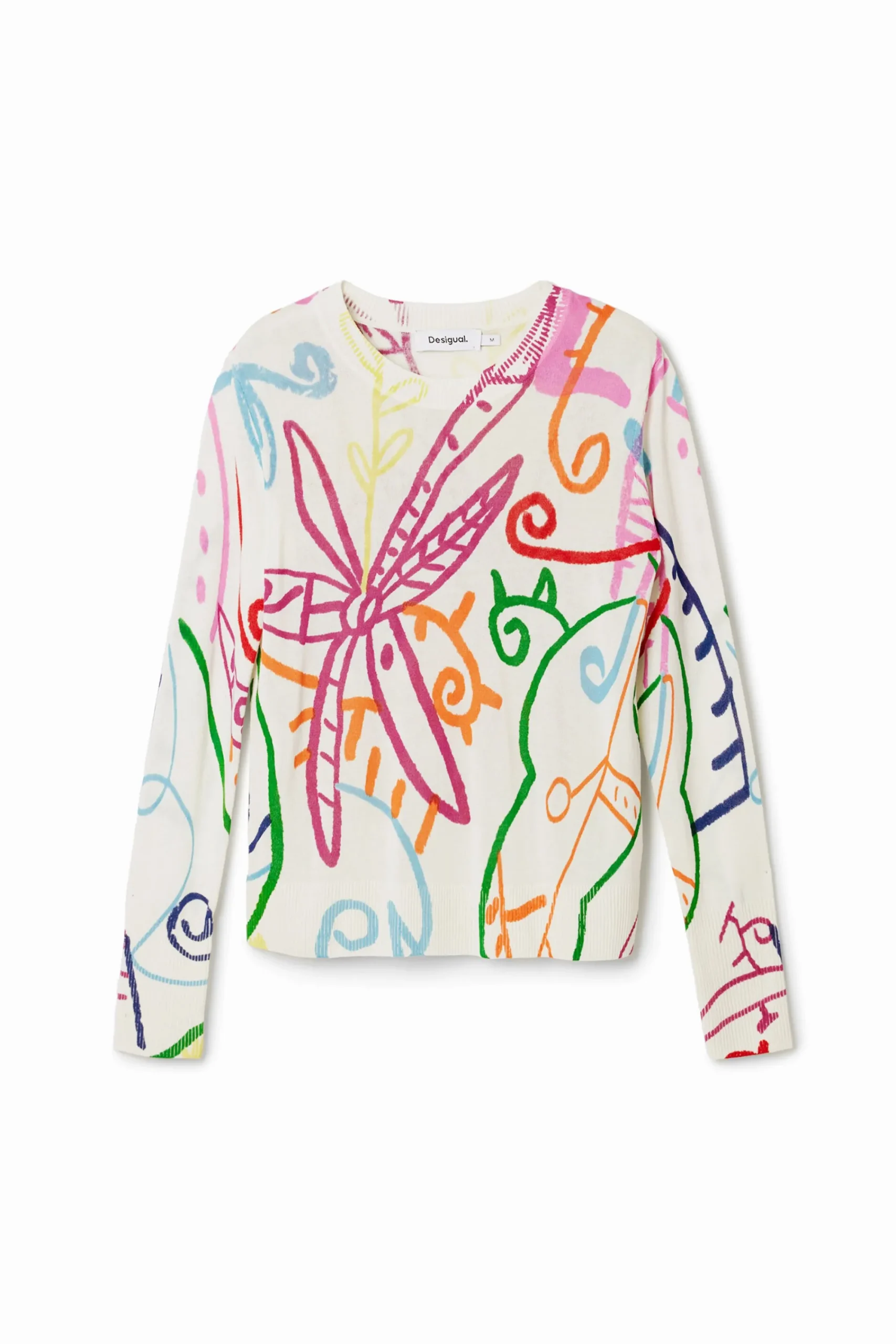 Roupa De Malha|Malha<Desigual Camisola fina estampada.