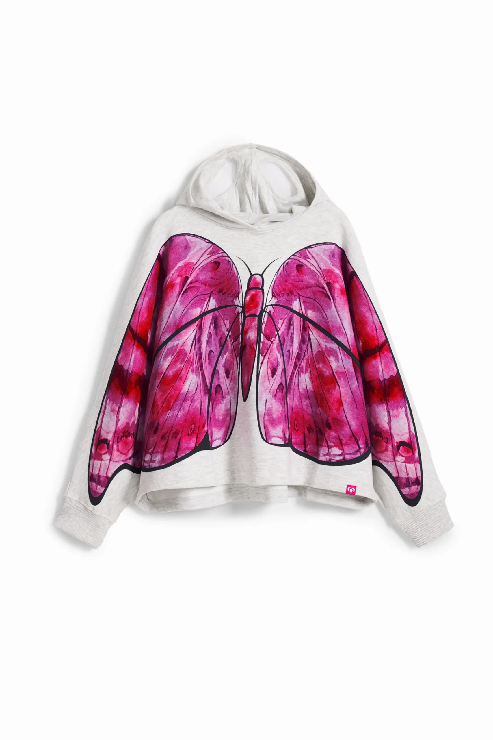 Malhas E Sweatshirts<Desigual Capa de moletom com estampa de borboleta