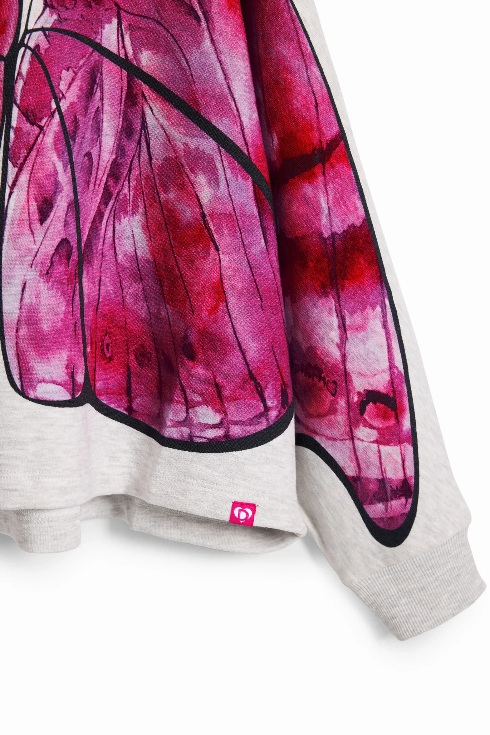 Malhas E Sweatshirts<Desigual Capa de moletom com estampa de borboleta