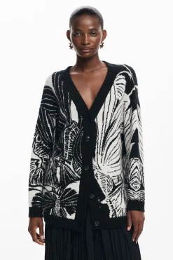 Roupa De Malha|Malha<Desigual Cardigan estampado