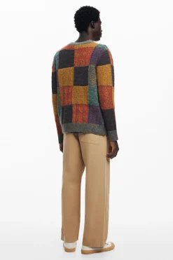 Malhas E Sweatshirts<Desigual Cardigan xadrez