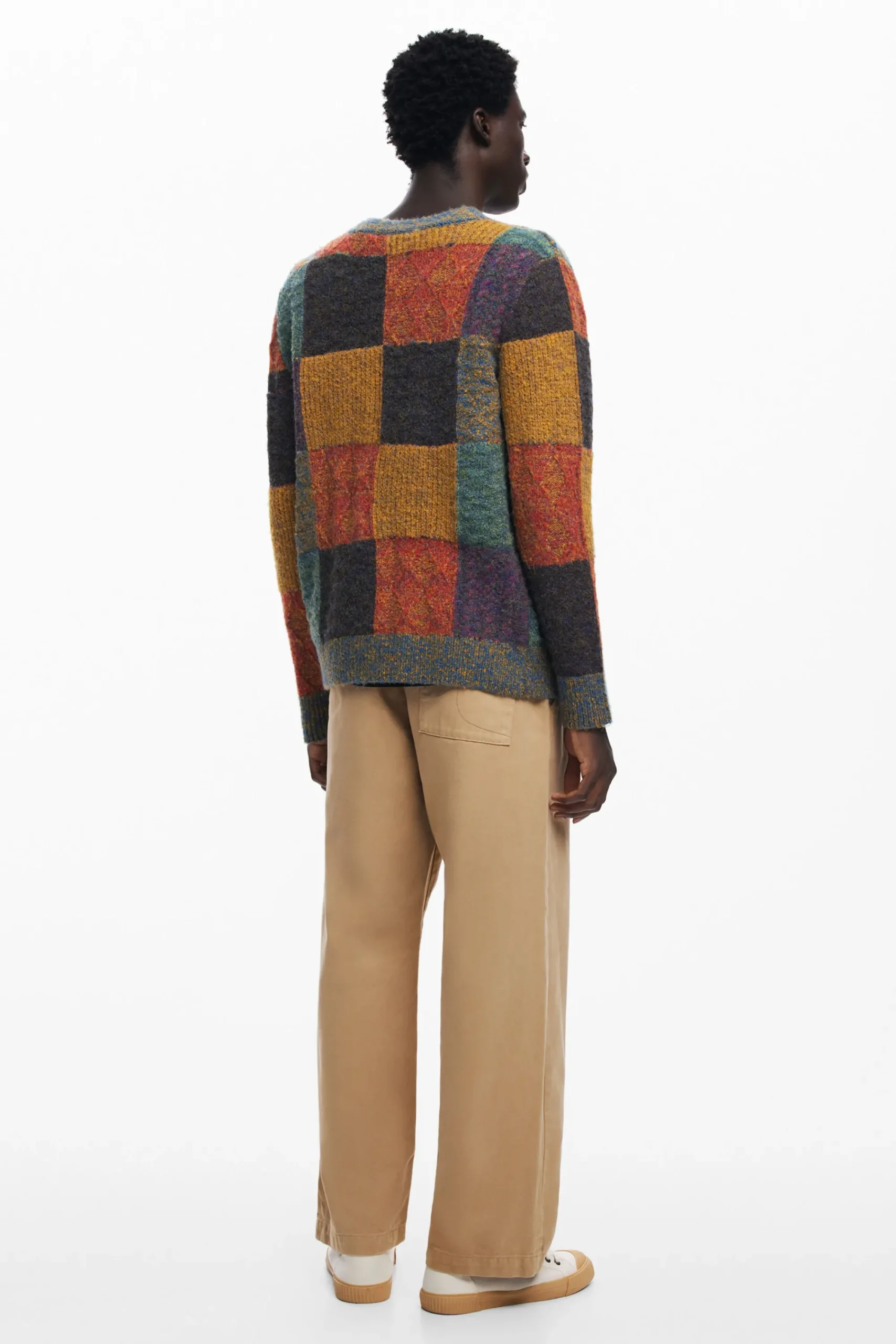 Malhas E Sweatshirts<Desigual Cardigan xadrez