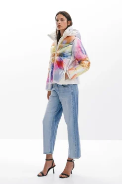 Casacões E Casacos<Desigual Casaco acolchoado floral
