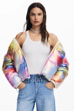 Casacões E Casacos<Desigual Casaco acolchoado floral